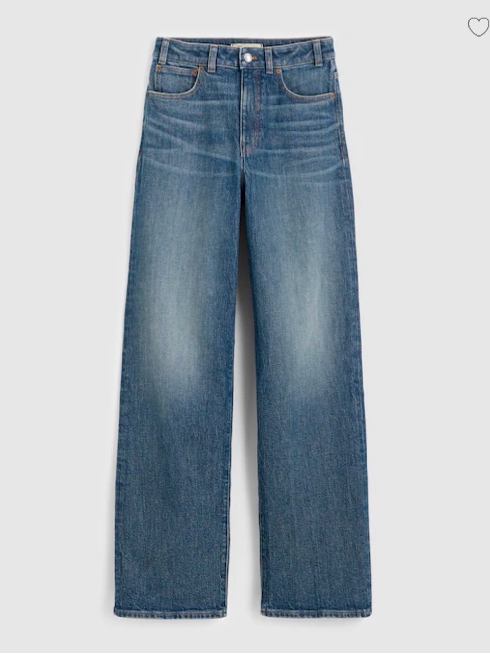Tall Curvy Perfect Vintage Wide Leg Jean
